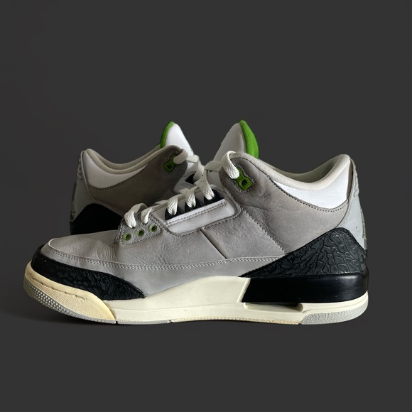 Nike Air Jordan 3 Retro Chlorophyll Men’s Size 10.5 136064-006 - Picture 3 of 8